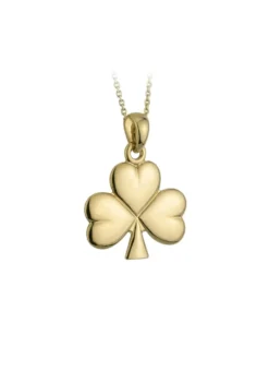 14ct Gold Shamrock Pendant