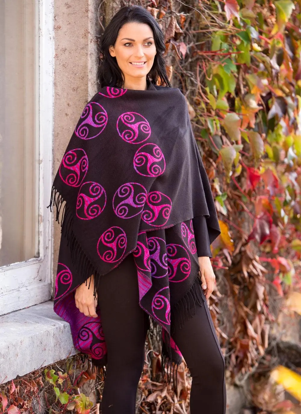 Fringed Triskele Wrap